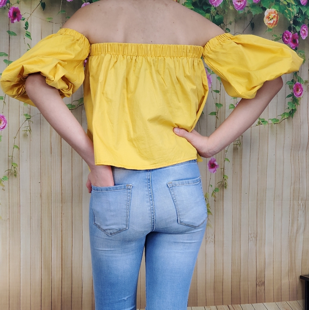 Shein/Glamaker 3/4 Sleeve Blouse - Picture 4 of 5